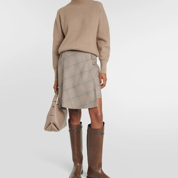 Brunello Cucinelli brown Leather Equestrian Riding Boots 36 - Picture 14 of 15